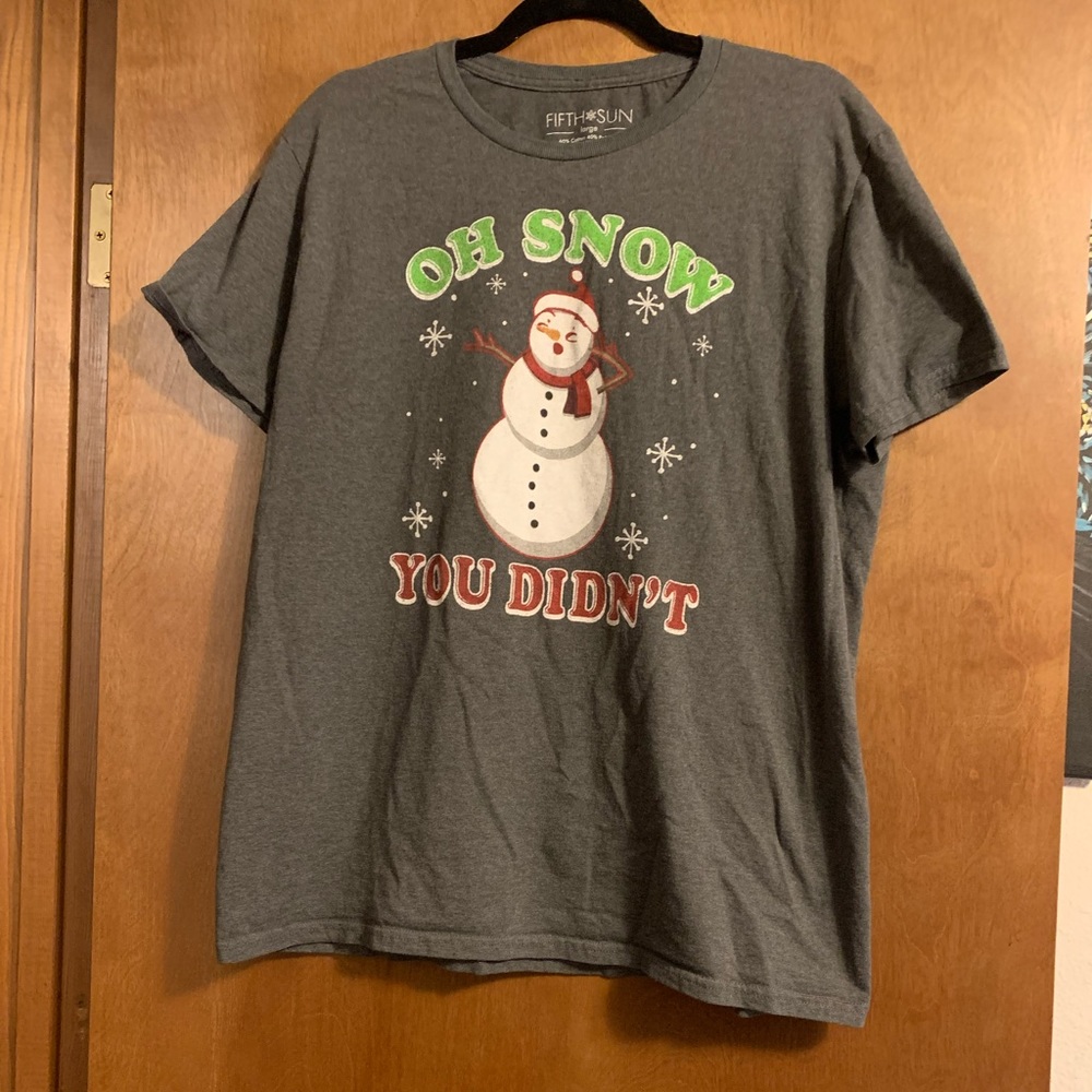 ☃️”Oh Snow You Didn’t!” Snowman shirt
